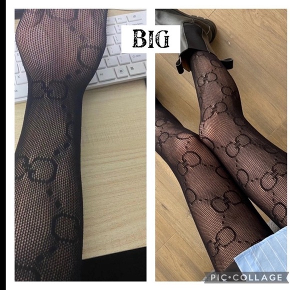 Pantyhose… Pantyhose - Black GG design - Picture 3 of 3